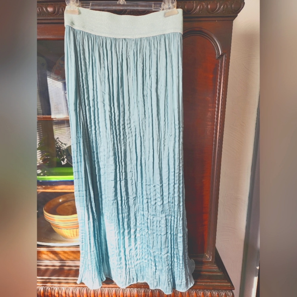 Esqualo broomstick skirt blue sz 8